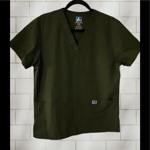 REDUCED Adar Green Scrub Top Sz XS